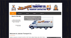 Desktop Screenshot of jalaramtransportco.com